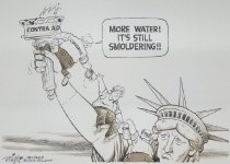 More water! It's still smoldering!!